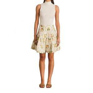 NEW AQUA BLU paloma mini skirt in valencia